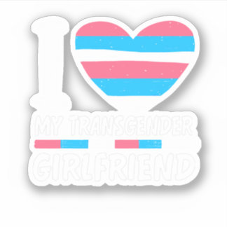 Sticker J'aime ma transgenre amie LGBT Trans Pride