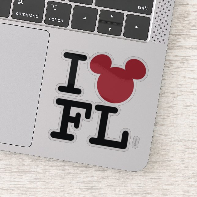 Sticker J'aime Mickey | Floride (Détail)