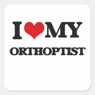 Sticker J'aime mon Orthoptist