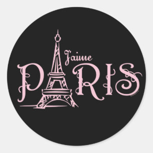 Sticker J'aime Paris (Dark)