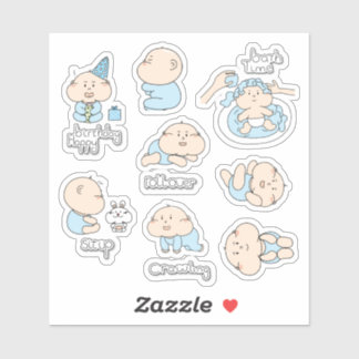 Sticker Jalon de routine de bébé 