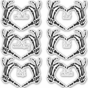 Sticker Jalons du mariage gothique Jalons Déplaisants sque