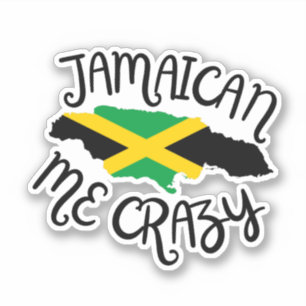 Sticker Jamaïcain, fou
