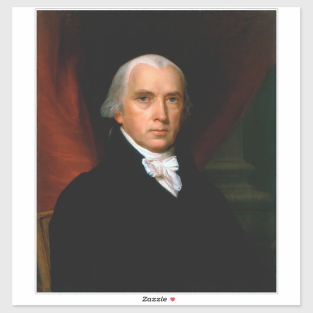 Sticker James Madison le 4ème président : Amérique colonia (Feuille)