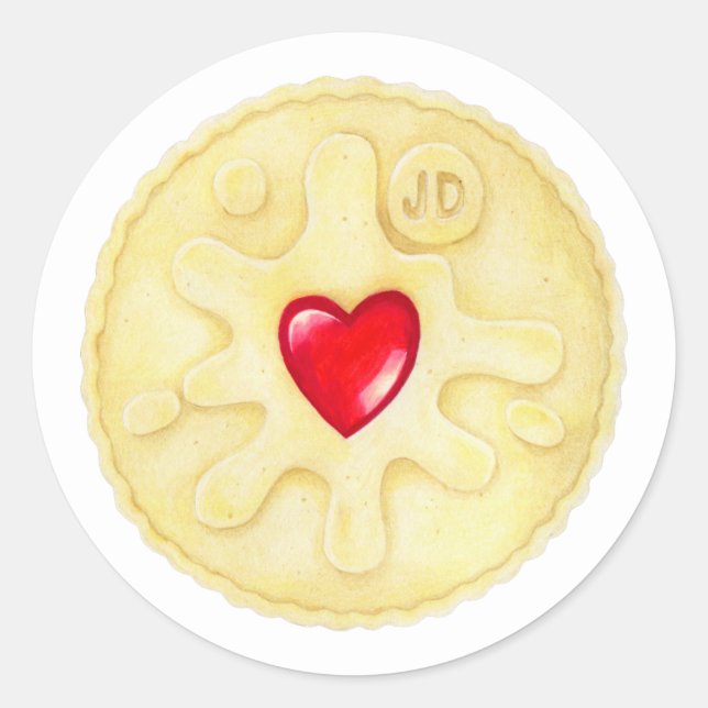 Sticker Jammie Dodger Biscuit (Devant)
