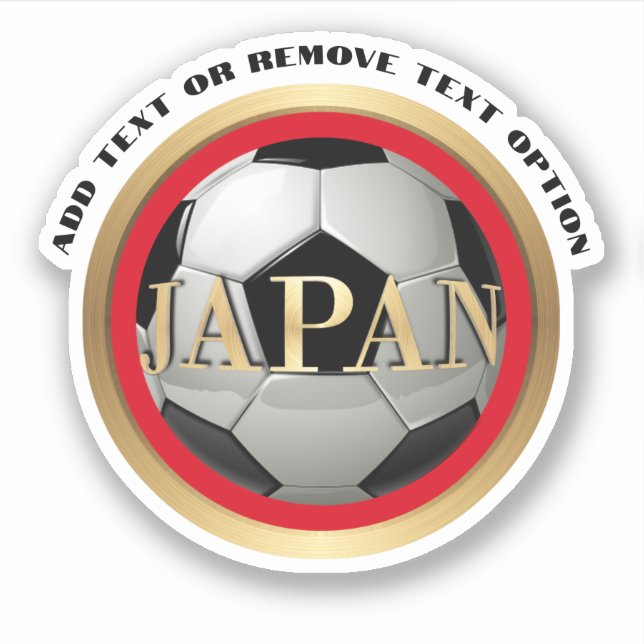 Sticker Japon Soccer Ball Sports (Devant)