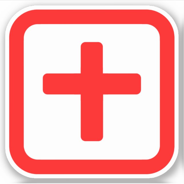 Sticker Japonais Numéro dix 十 Ju (Devant)