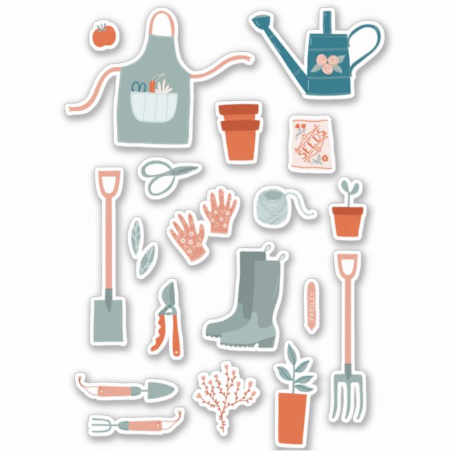 Sticker Jardin amusant (Devant)