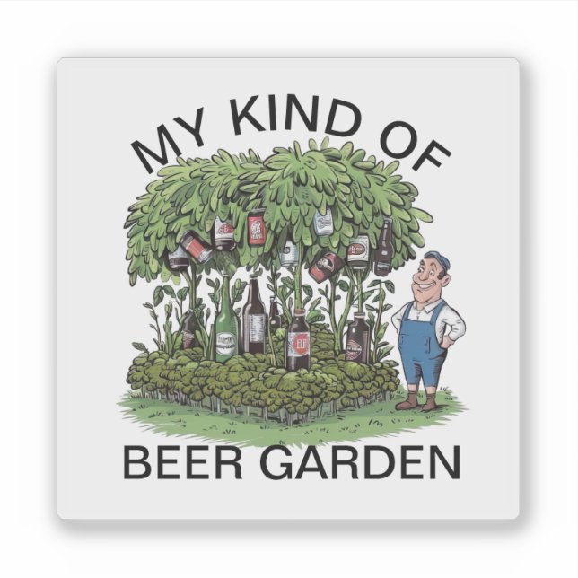 Sticker Jardin de la bière (Devant)