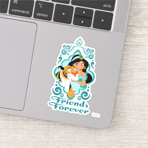 Sticker Jasmine et Rajah "Amis pour toujours"