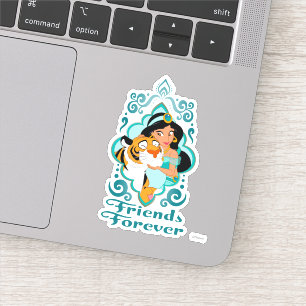 Sticker Jasmine & Rajah "Les amis pour toujours"