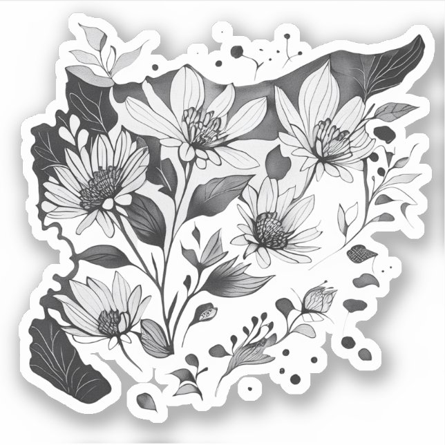 Sticker Jasmine Syrie Carte obtenue English Carte appliqué (Devant)