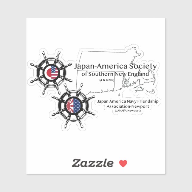 Sticker JASNE-JANAFA -logo-carte-nom complet (Feuille)