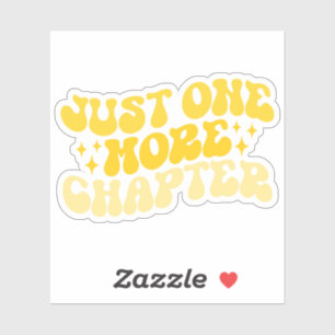 Sticker Jaune Multicolore Juste Un Chapitre De Plus Vinyl