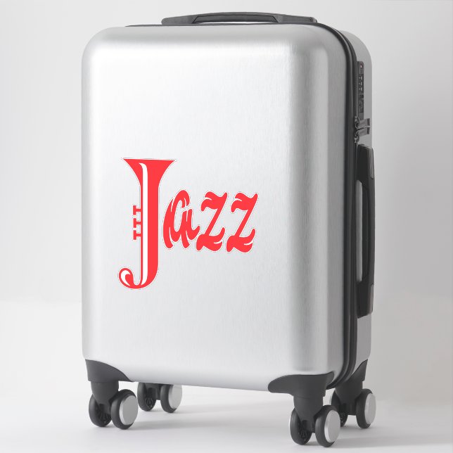 Sticker Jazz (Sur valise)