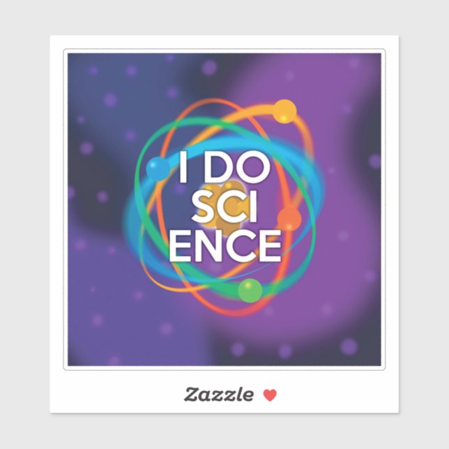 STICKER JE FAIS DE LA SCIENCE (Feuille)