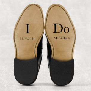 Sticker Je fais Groom Chaussures Mariage Custom Vinyl