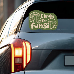 Sticker JE FREINE POUR FUNGI Fun Mushroom