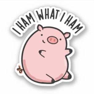 Sticker Je Jamais Ce Que Je Jamais Drôle Pun De Cochon