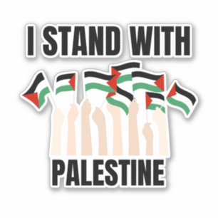 STICKER JE SUIS AVEC LA PALESTINE