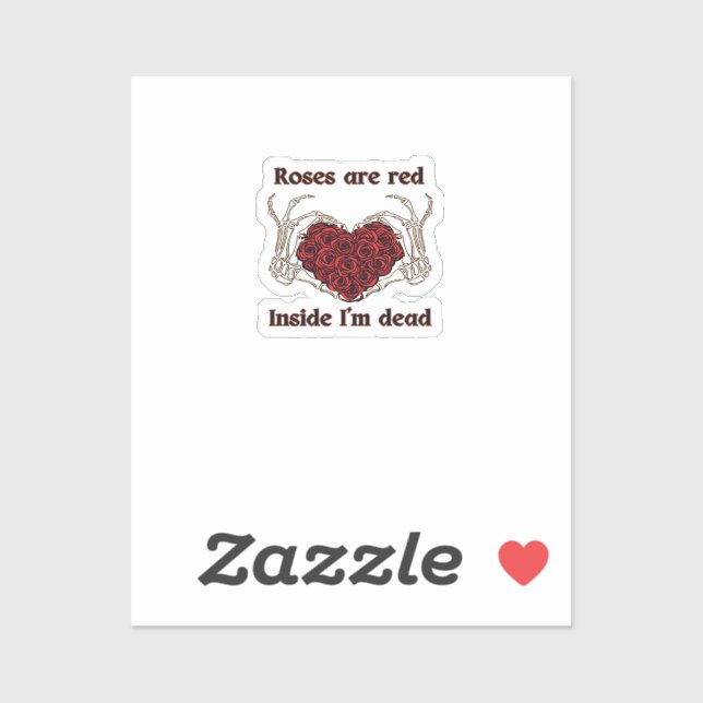 Sticker Je suis Dead Classic (Feuille)