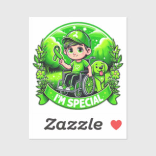 Sticker 🌟 Je suis spécial - Conception de sensibilisation
