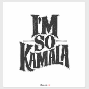 Sticker Je suis tellement Kamala Brat Green Meme 