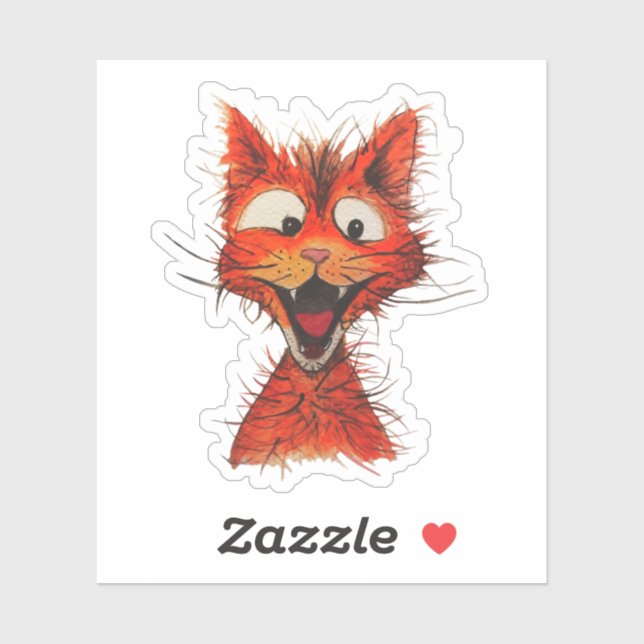 Sticker Je suis tout statique ! (Feuille)