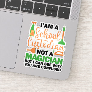 Sticker Je suis un Gardien Cool de l'école Sarcastique dir