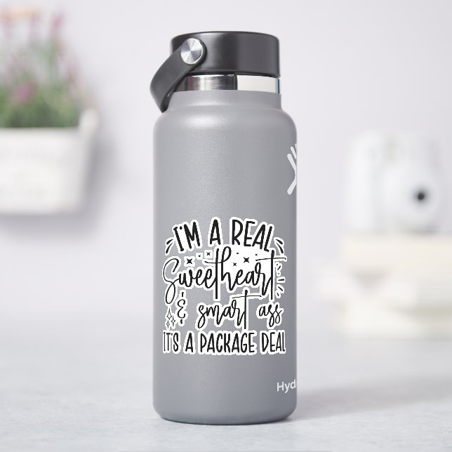 Sticker Je suis une vraie amoureuse (HydroFlask)