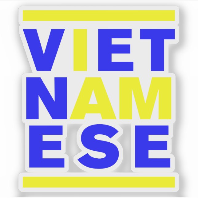 STICKER JE SUIS VIETNAMAIS (Devant)
