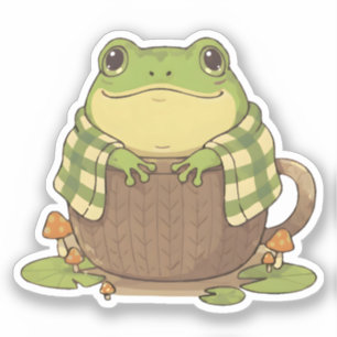 Sticker Je suis Zochi, la Grenouille Douillette