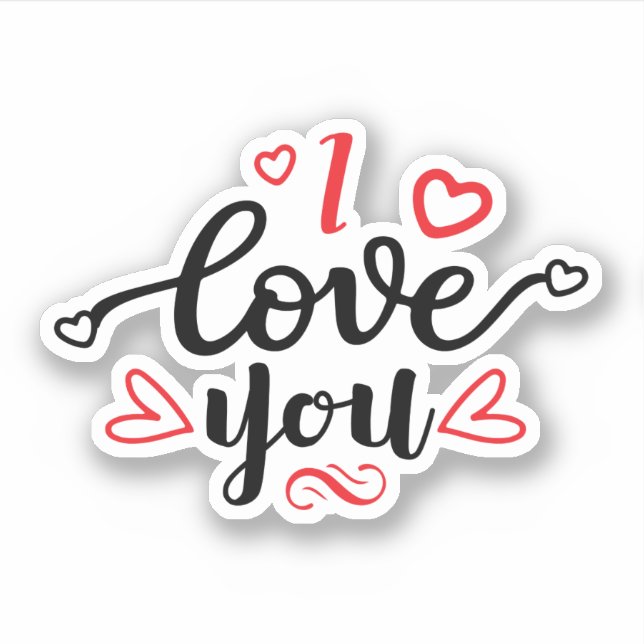 Sticker Je T'Aime (Devant)