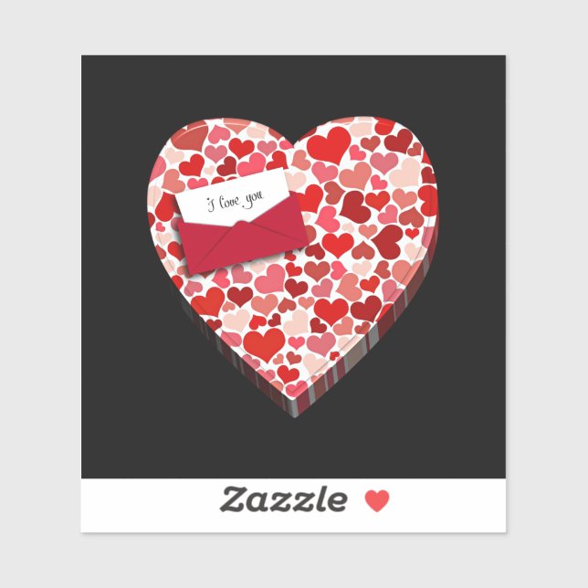 Sticker Je T'Aime (Feuille)