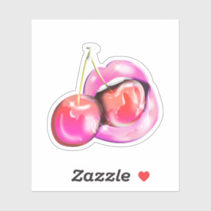 Sticker Je t'aime Cherry beaucoup