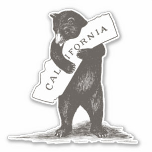 Sticker Je t'aime la Californie