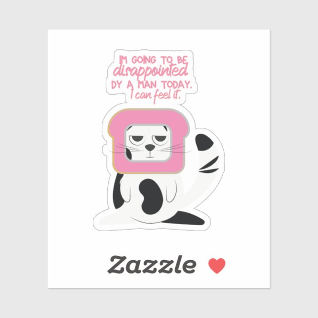 Sticker Je Vais Être Déçu, drôle (Feuille)