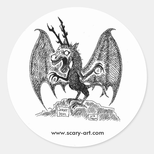 Sticker Jersey Devil (Devant)