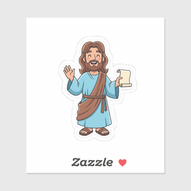 Sticker Jesus (Feuille)