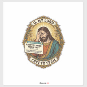Sticker Jésus a ajouté un spam Crypto Group Chat Irritatio