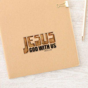 Sticker Jésus Dieu avec nous