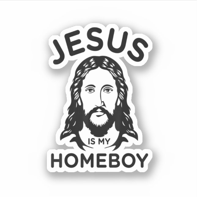 Sticker Jésus Est Mon Enfant (Devant)