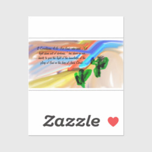 Sticker Jésus lumière du monde