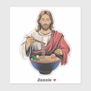 Sticker Jesus Ramen Amen