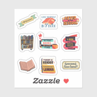 Sticker Jeu de livres de lecture