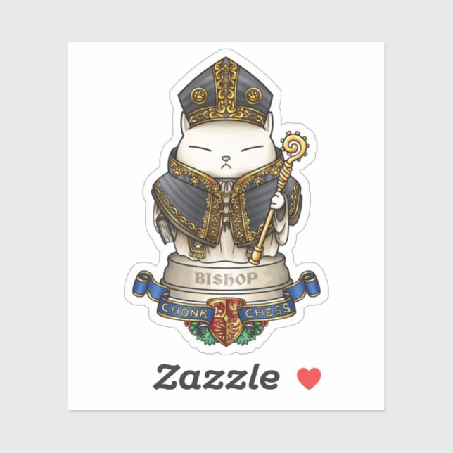 Sticker Jeu d'échecs Royal (Feuille)