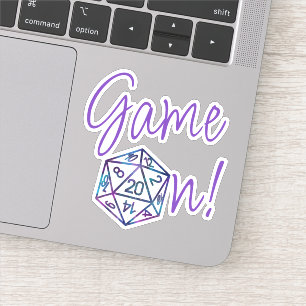 Sticker Jeu RPG activé   Nebula Imaginaire Tabletop Gamer 