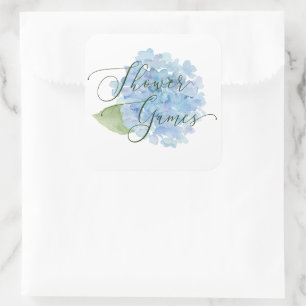 Sticker Jeux de douche Blue Hydrangea