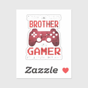 Sticker Jeux Vidéos Vintages Pour Garçons Frère