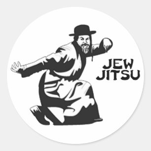 Sticker Jew Jitsu Cadeaux Juifs Bar Mitzvah